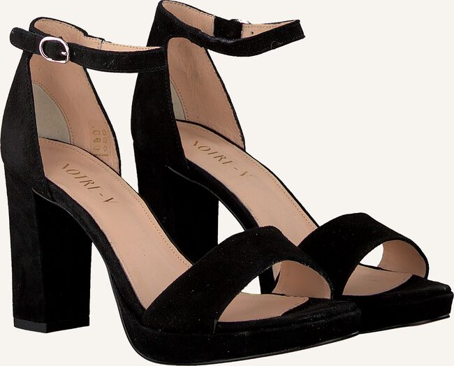 Zwarte NOTRE-V Platte sandalen 27330LX Zwarte NOTRE-V Platte sandalen 27330LX - large
