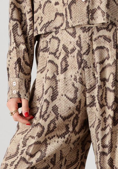 Zand ALIX THE LABEL Pantalon LADIES WOVEN SNAKE TWILL PANTS - large