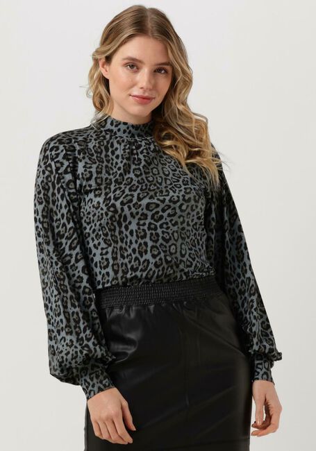 Blauwe JANSEN AMSTERDAM Blouses TAMARA - large