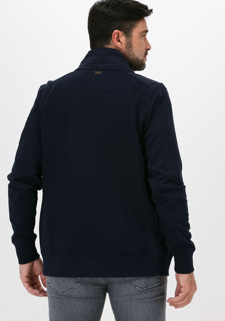 Blauwe PME LEGEND Vest ZIP JACKET STRUCTURE SWEAT - large