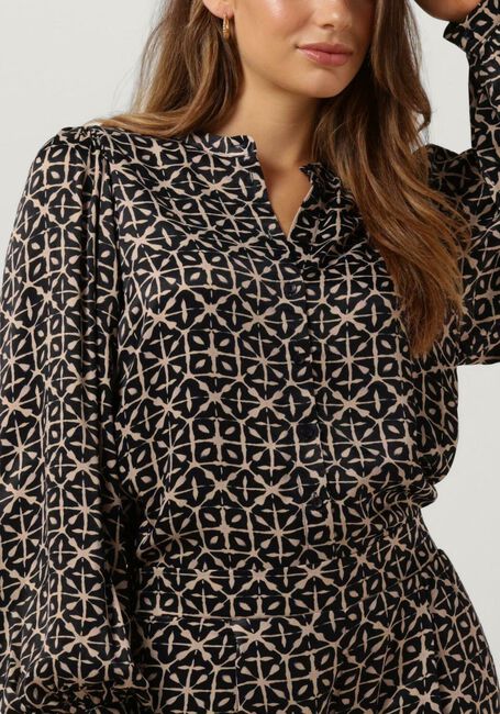 Zwarte BY-BAR Blouses RIKKI LS FLASH BLOUSE - large