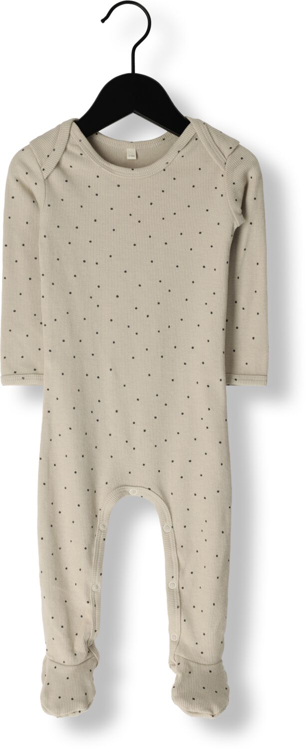 QUINCY MAE Baby Rompers & Boxpakken Ribbed Footie Zand