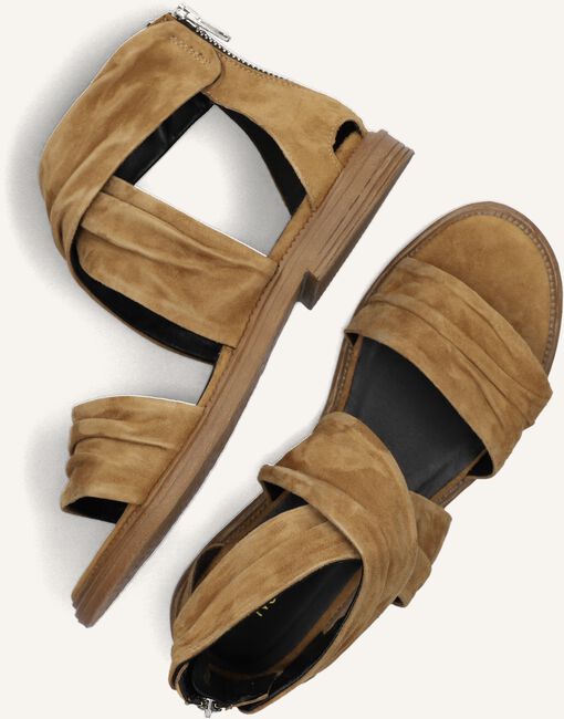 Cognac NOTRE-V Platte sandalen 1GAMBA102 Cognac NOTRE-V Platte sandalen 1GAMBA102 - large