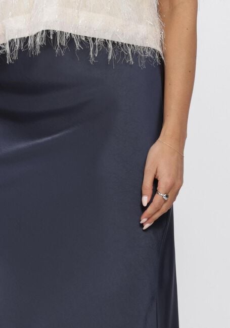 Blauwe NEO NOIR Maxirok VICKY HEAVY SATEEN SKIRT - large