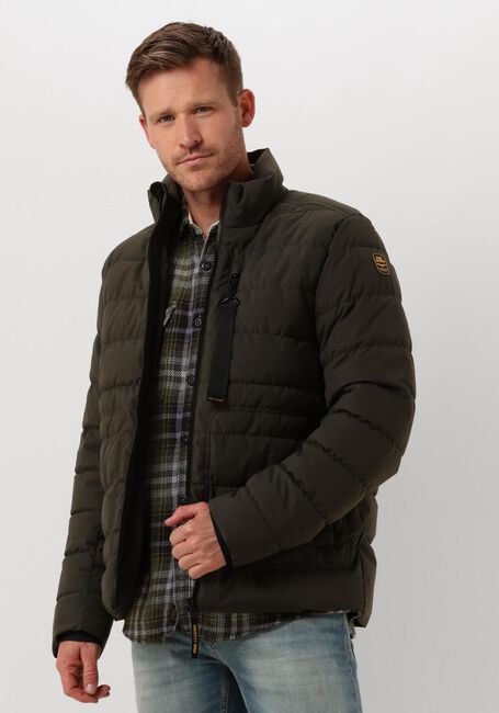 Groene PME LEGEND Gewatteerde jas SHORT JACKET FREIGHTYET PERFOR STRETCH Groene PME LEGEND Gewatteerde jas SHORT JACKET FREIGHTYET PERFOR STRETCH - large