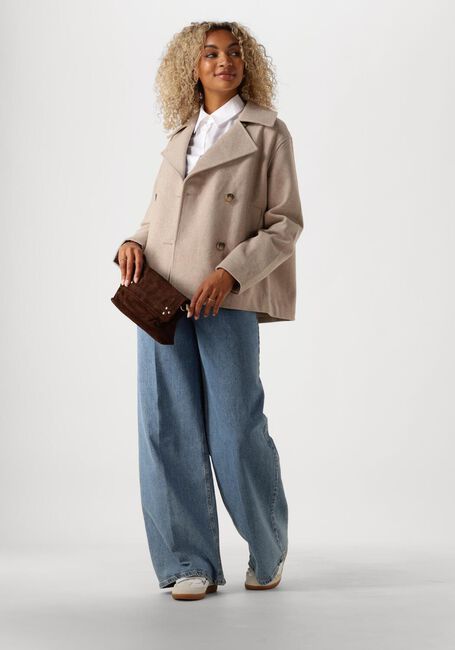 Zand SELECTED FEMME Mantel SLFALMA SHORT WOOL JACKET - large