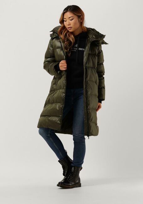 Olijf CANADIAN Gewatteerde jas RECLYLED SHINY - large