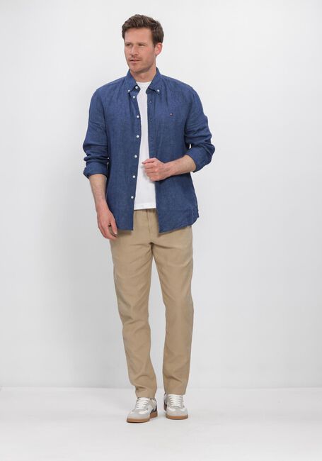 Beige TOMMY HILFIGER Chino HARLEM PO SORONA LINEN - large