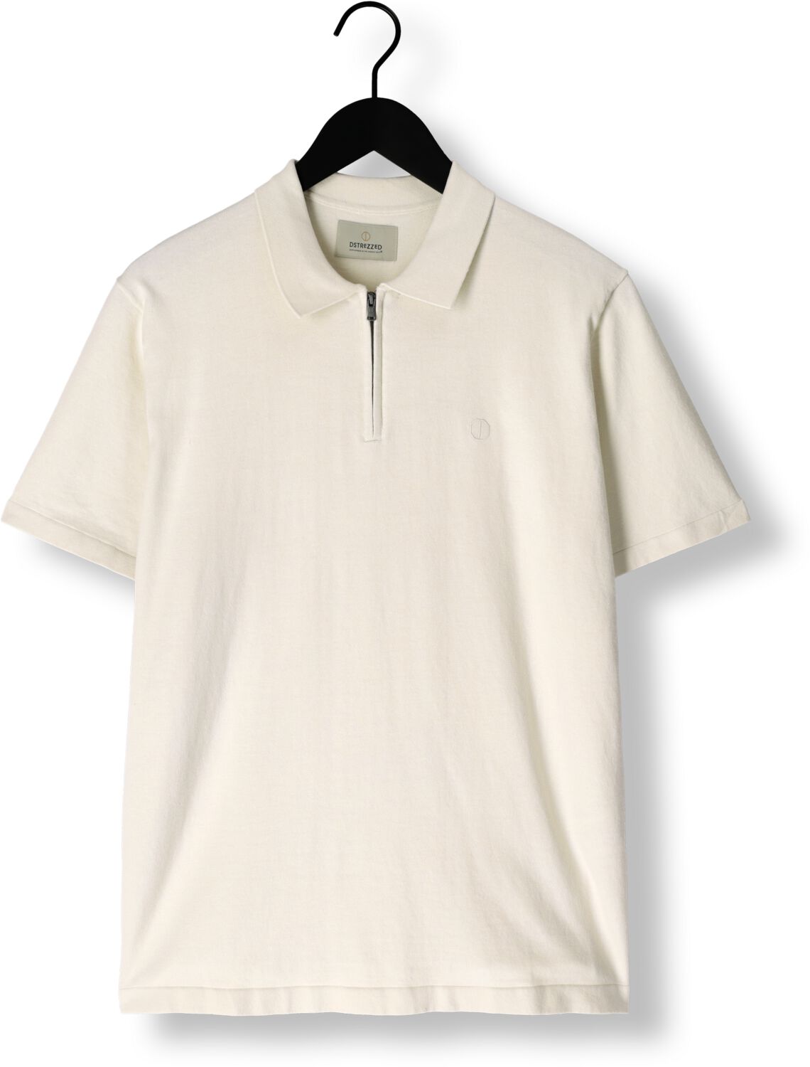 DSTREZZED Heren Polo's & T-shirts Dorian Zip Polo Creme