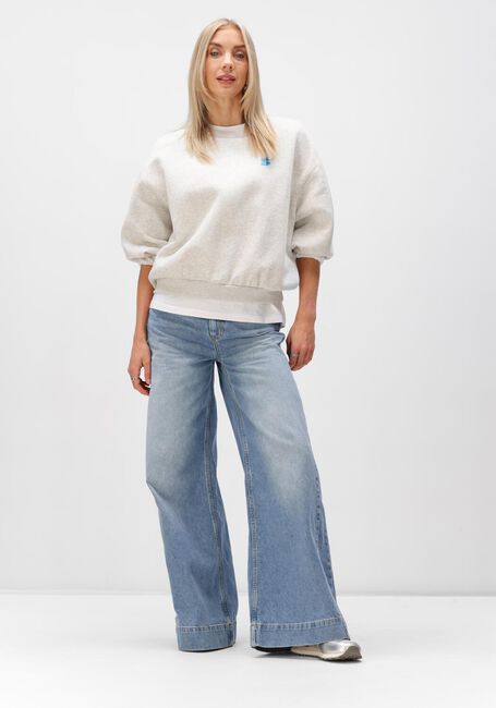 Lichtgrijze BY-BAR Trui BIBI LUCKY EVERYDAY SWEATER - large