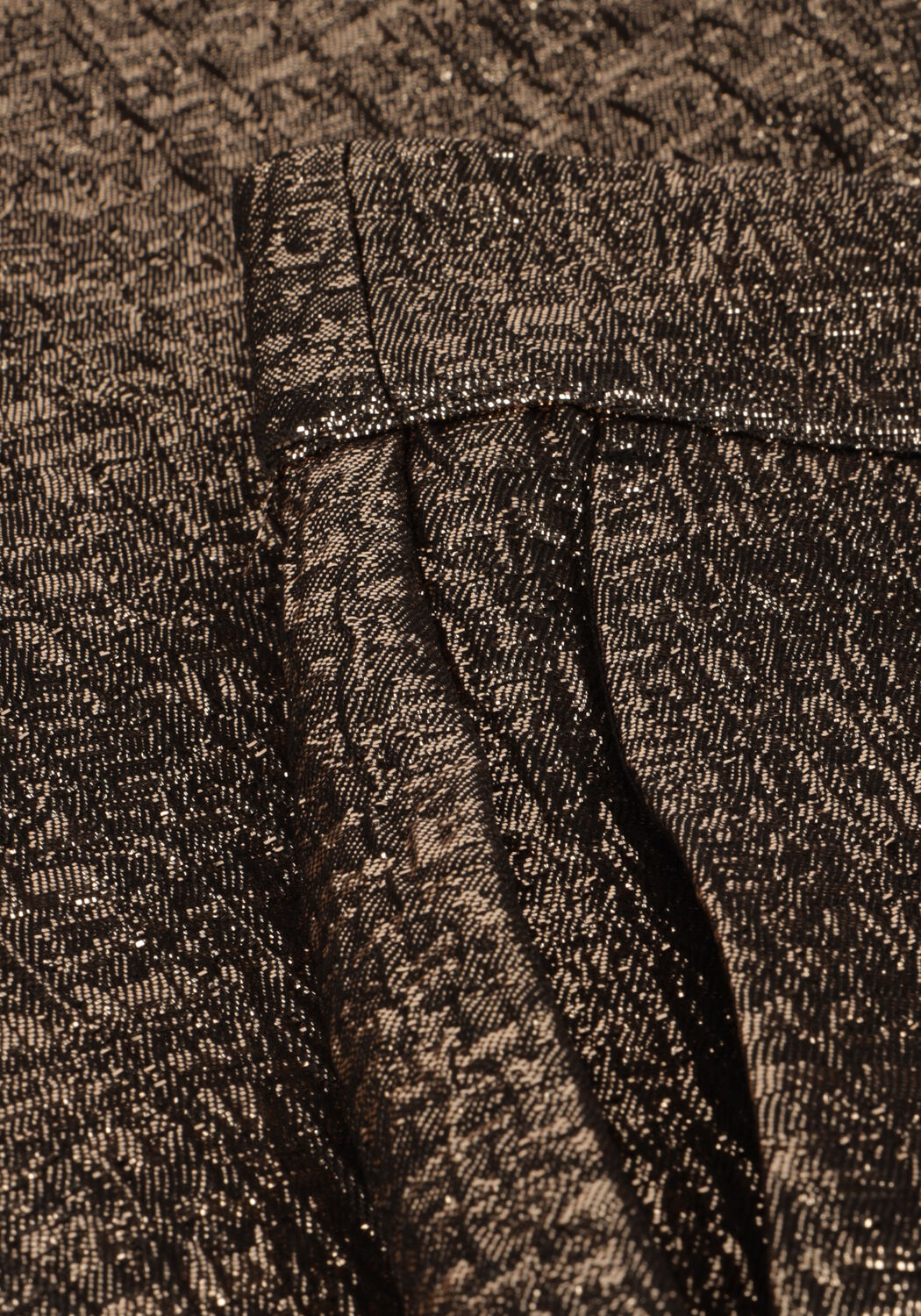 Gouden SELECTED WOMEN Pantalon SLFVIOLET-RIA MW CROPPED PANT - large