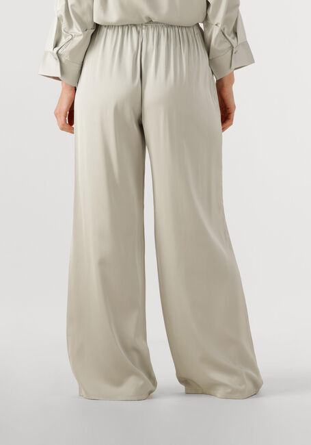 Witte WITHBLACK Wijde broek WBLPADDIE SATEEN PANTS - large