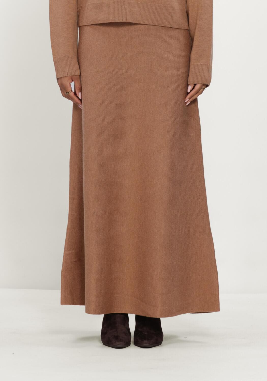 TWIST & TANGO Dames Rokken Felina Knitted Skirt Camel