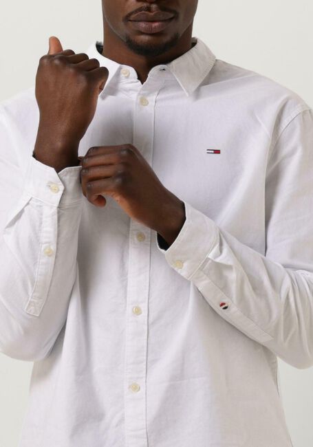 Witte TOMMY JEANS Casual overhemd TJM CLASSIC OXFORD SHIRT - large