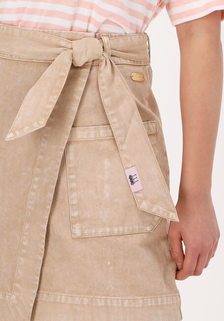 Camel SCOTCH & SODA Minirok GARMENT DYED BELTED SKIRT - large