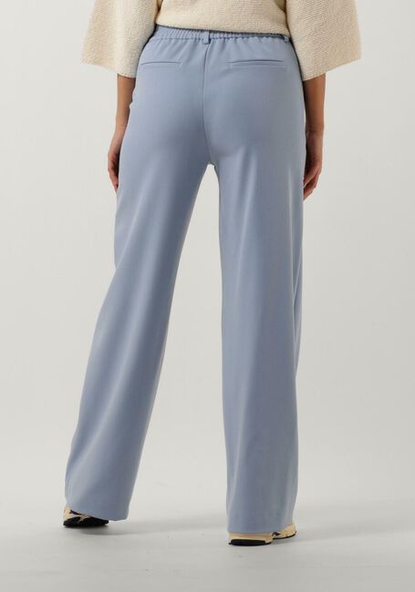 Lichtblauwe OBJECT Pantalon OBJLISA WIDE PANT - large