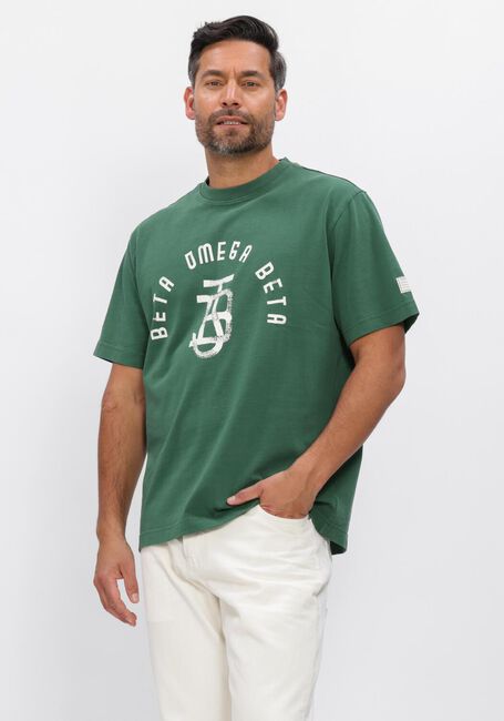 Groene BUTCHER OF BLUE T-shirt ARMY LOOSE LOGO TEE - large