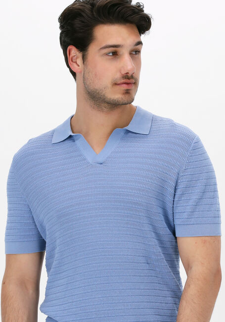 Lichtblauwe DRYKORN Polo BRAIAN 425052 - large