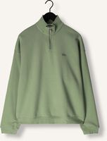 Groene LACOSTE Trui LOOSE FIT ZIP NECK FLEECE SWEATSHIRT Groene LACOSTE Trui LOOSE FIT ZIP NECK FLEECE SWEATSHIRT - medium
