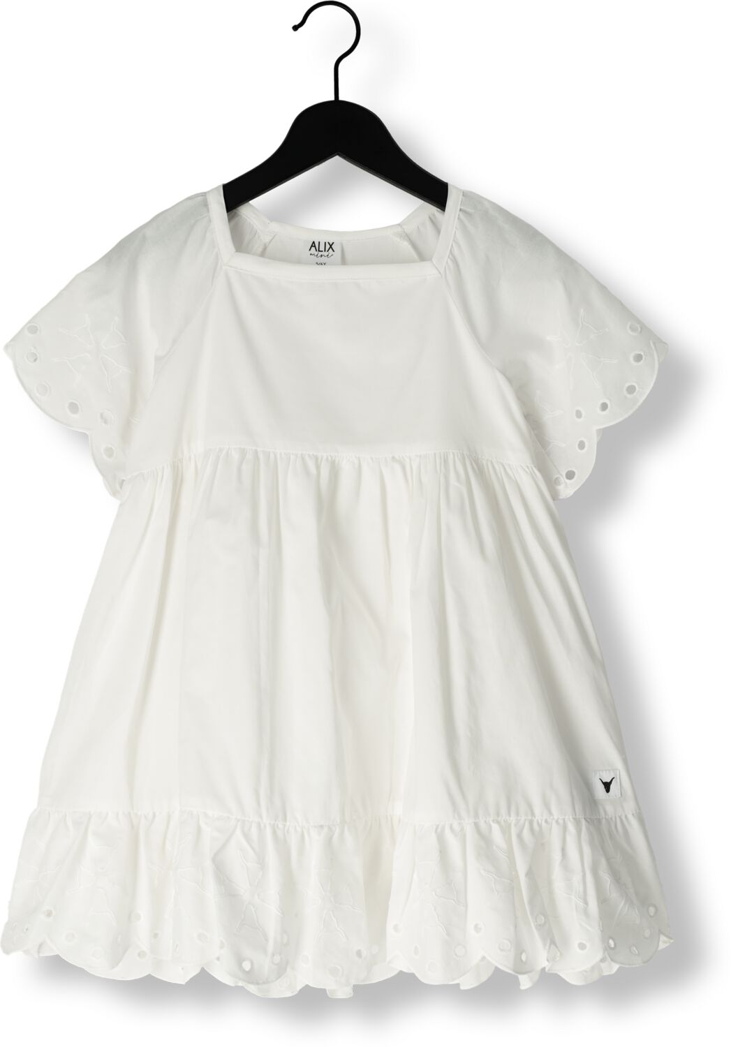 ALIX MINI Meisjes Jurken Broderie Dress Wit