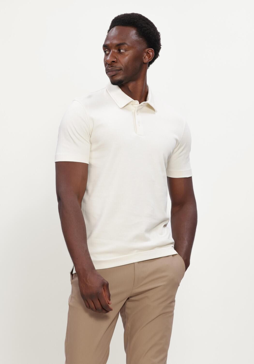 Gebroken wit BOSS BLACK Polo PALOSH 30 - large