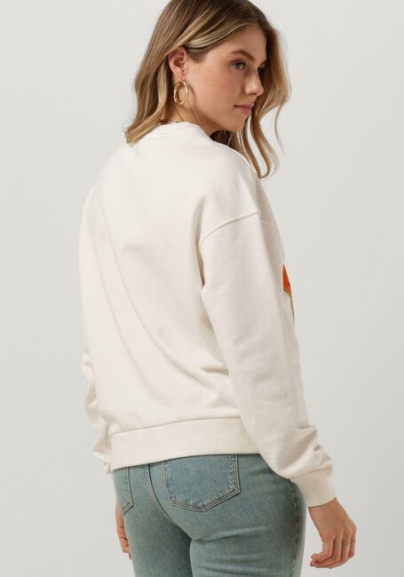 Witte ALIX THE LABEL Sweater LADIES KNITTED GRAPHIC SWEATER - large
