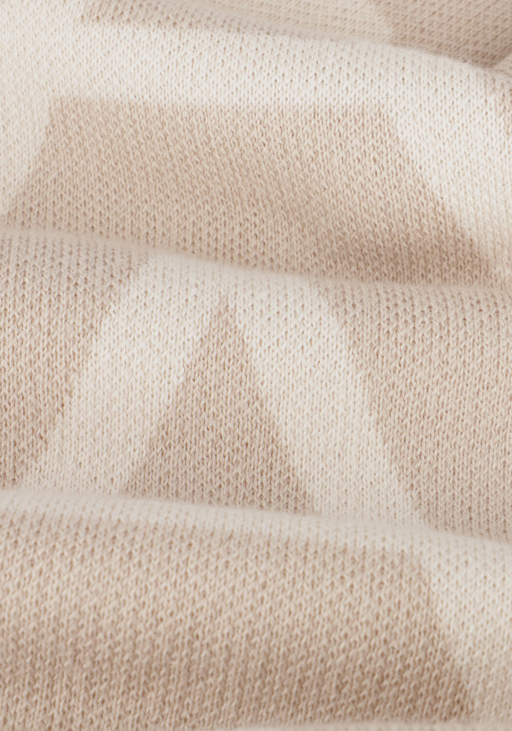 Zand ALIX THE LABEL Wijde broek LADIES KNITTED A JACQUARD PANTS - large