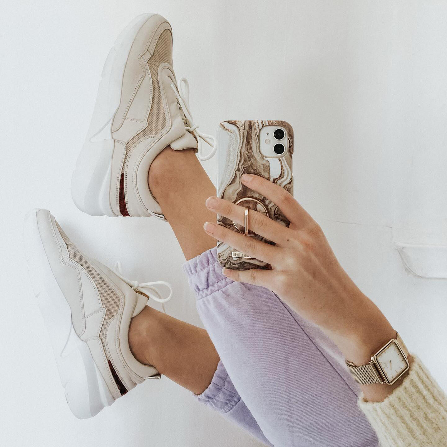 Beige NUBIKK Lage sneakers LUCY BOULDER - large