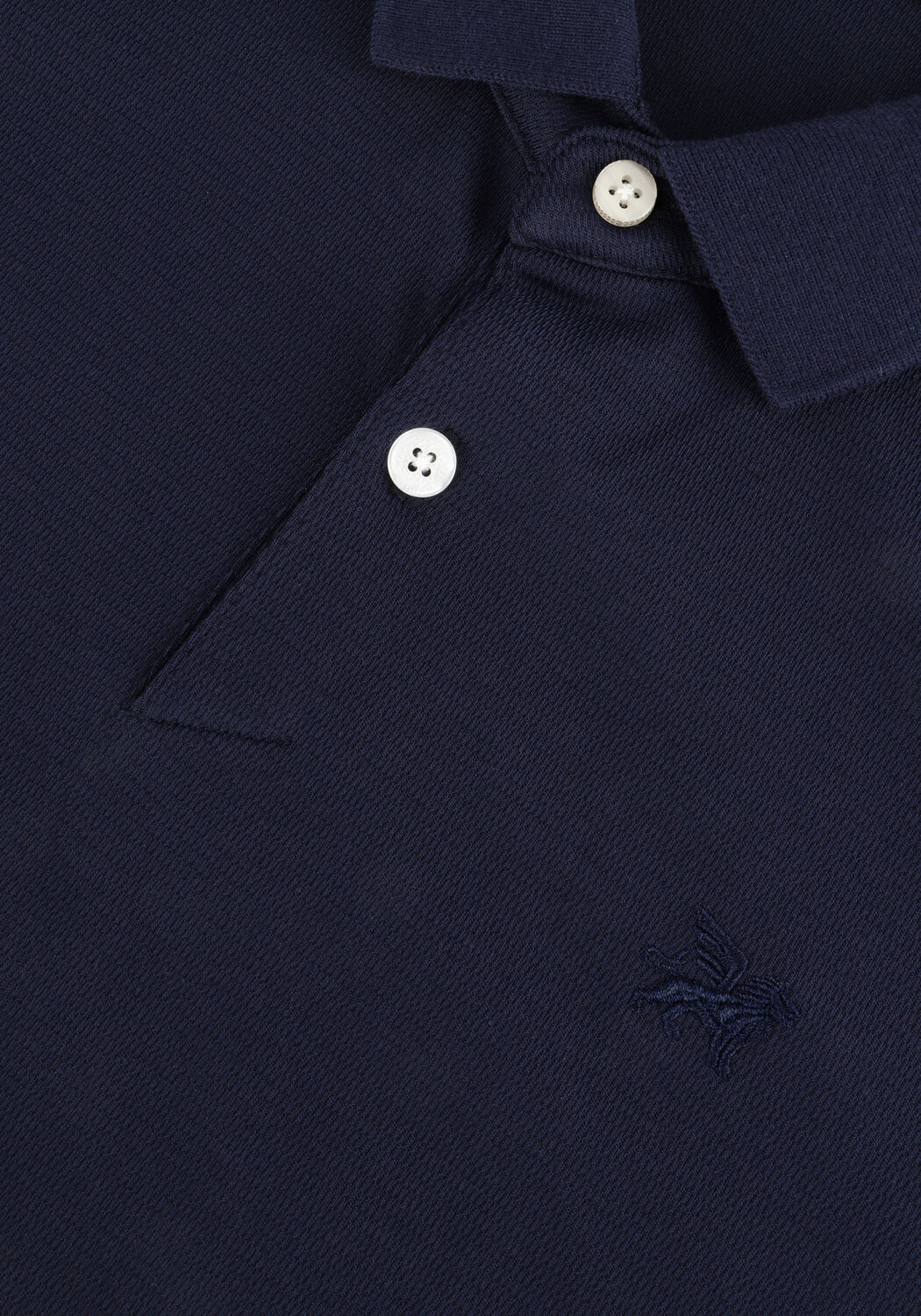 Donkerblauwe VANGUARD Polo SHORT SLEEVE POLO JERSEY PIMA - large