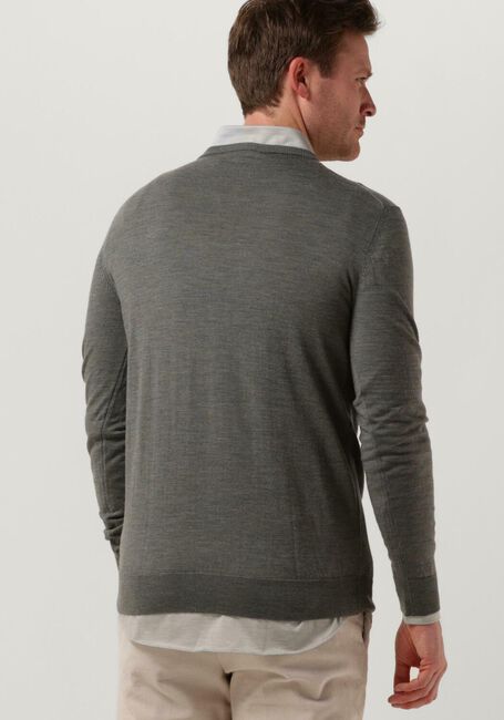 Groene PROFUOMO Trui PULLOVER CREW NECK - large