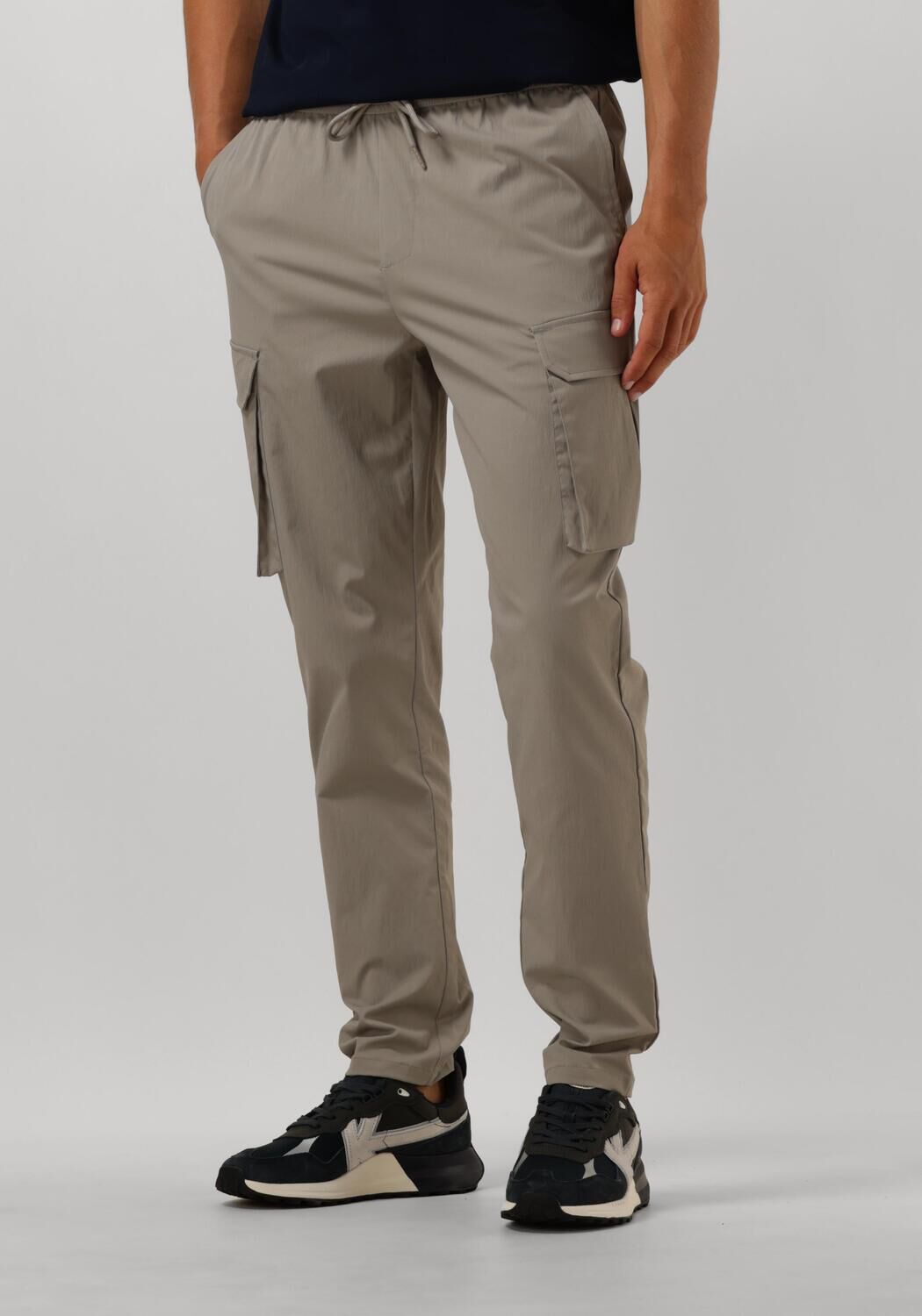 PURE PATH Heren Broeken Regular Fit Pants Cargo501 Taupe