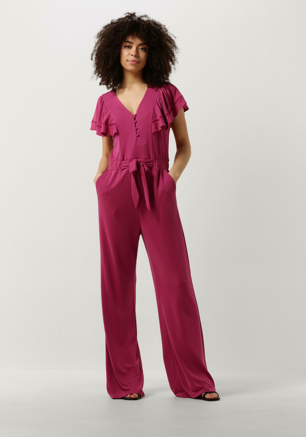 Aaiko Stijlvolle Jumpsuit Halina MOD 120 Pink Dames