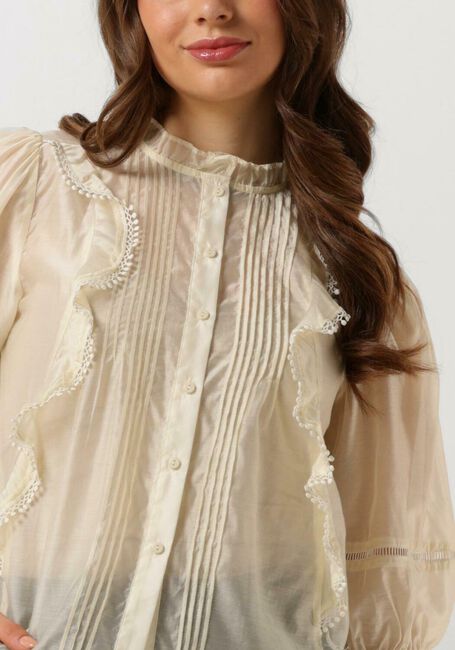 Ecru LOLLYS LAUNDRY Blouses VIDALL SHIRT 3/4 - large