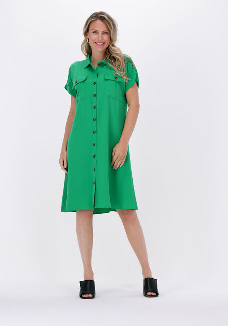 Groene MY ESSENTIAL WARDROBE Mini jurk KAMMA SS DRESS - large