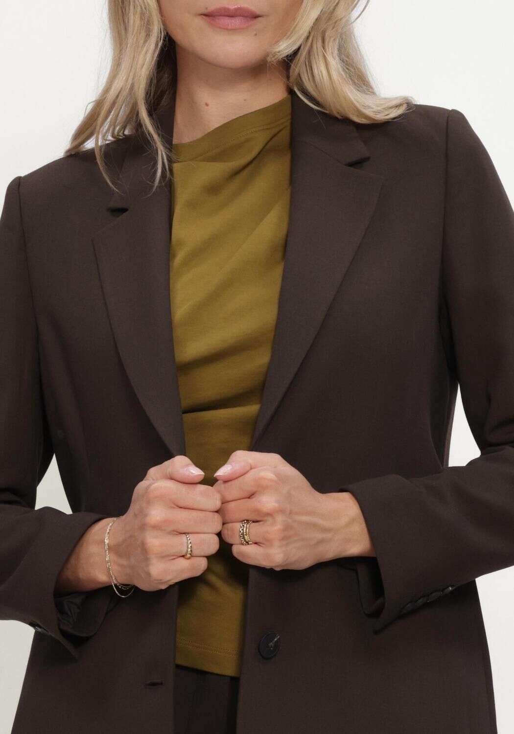 SELECTED WOMEN Dames Blazers Slfrita Ls Relaxed Blazer Bruin