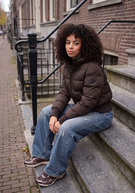 Bruine AIRFORCE Gewatteerde jas TATE BOMBER - large