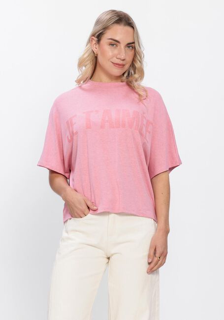 Roze AIMEE THE LABEL T-shirt BENJAMIN SHIRT - large