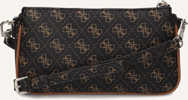 Bruine GUESS Schoudertas KASINTA DOUBLE ZIP POUCH Bruine GUESS Schoudertas KASINTA DOUBLE ZIP POUCH - large