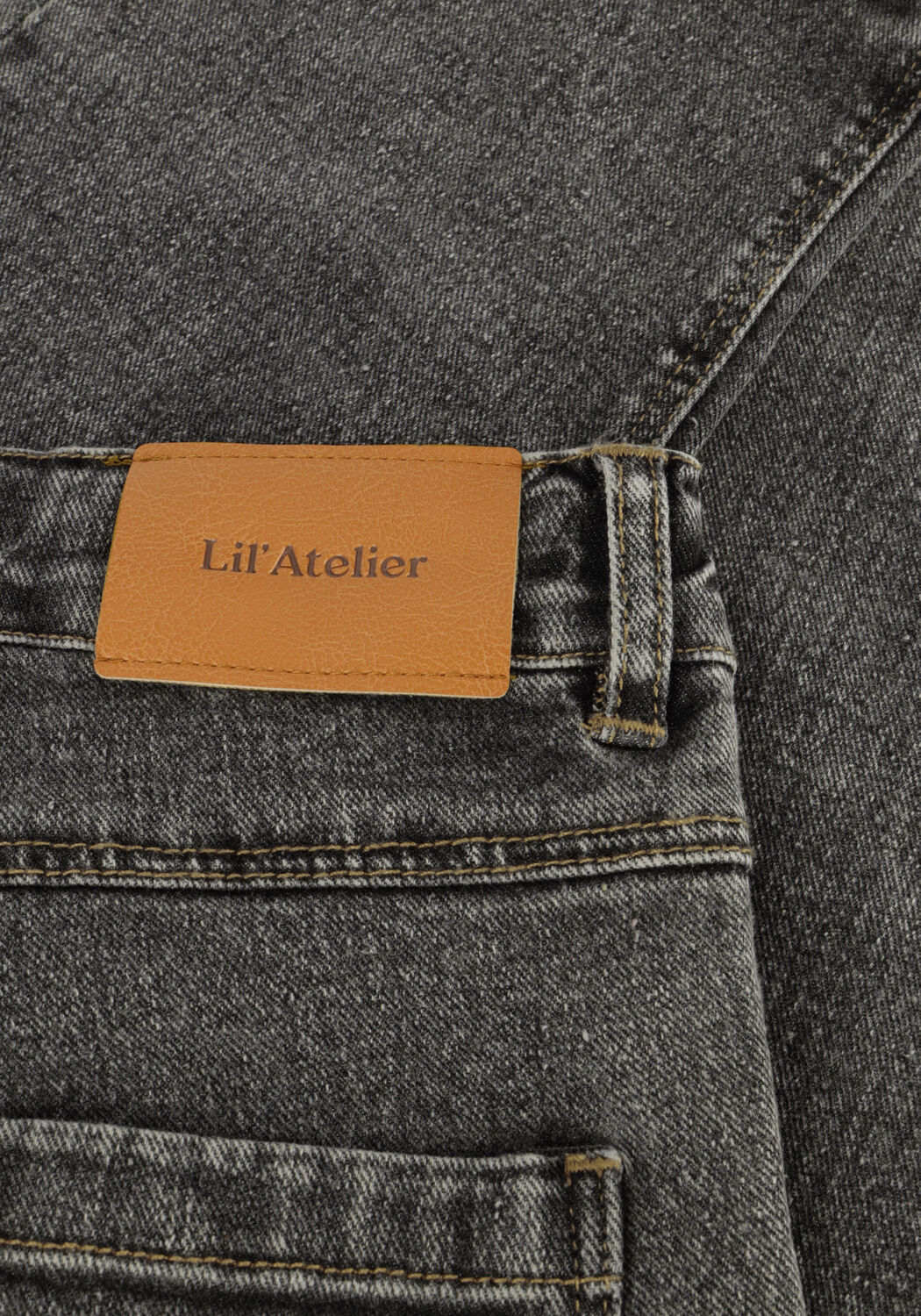 Donkergrijze LIL' ATELIER Wide jeans NMNBERLIN LOOSE DNM JEANS 8310-IN LIL - large