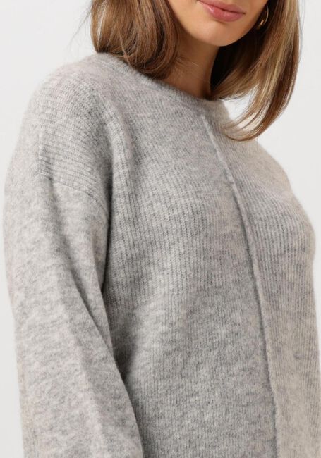 Grijze VANILIA Trui ABIGAIL STRUCTURED SWEATER - large