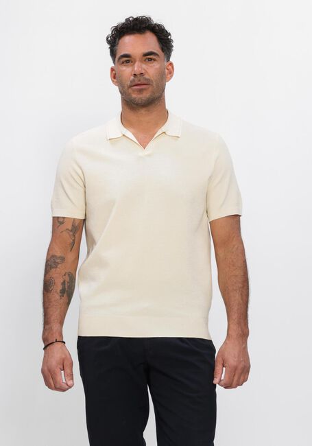 Ecru PROFUOMO Polo POLO OPEN COLLAR LUXURY BASIC - large
