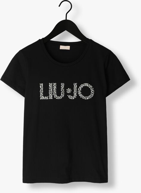 Zwarte LIU JO T-shirt JERSEY T-SHIRT - large
