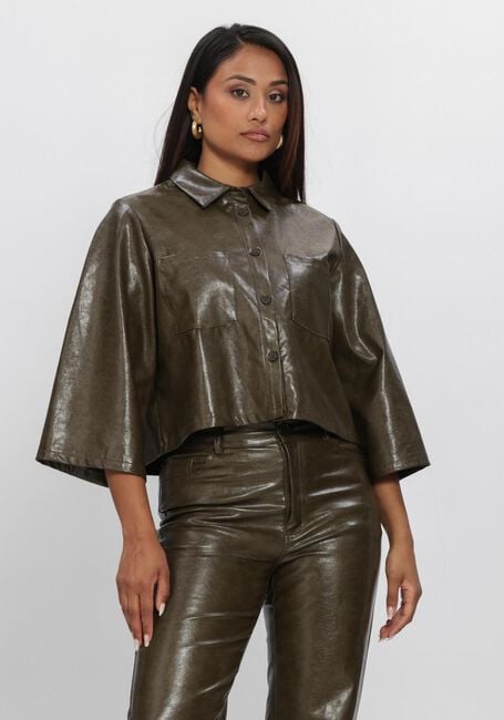 Olijf NUKUS Leren jas MARA JACKET PU - large