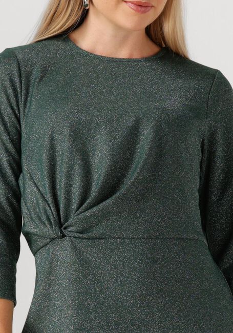 Donkergroene STUDIO ANNELOES Midi jurk VALERIE SPARKLE DRESS - large