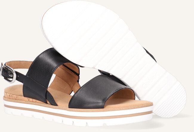 Zwarte GABOR Platte sandalen 774.1 Zwarte GABOR Platte sandalen 774.1 - large
