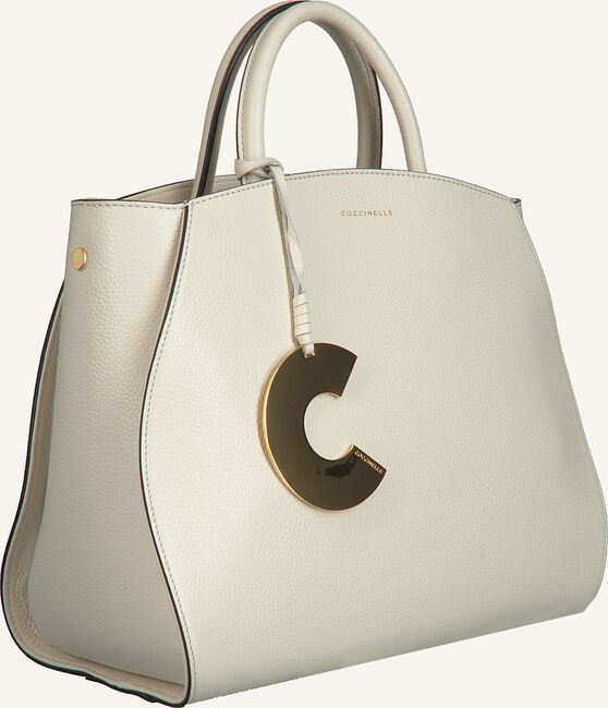 Witte COCCINELLE Handtas CONCRETE MEDIUM Witte COCCINELLE Handtas CONCRETE MEDIUM - large