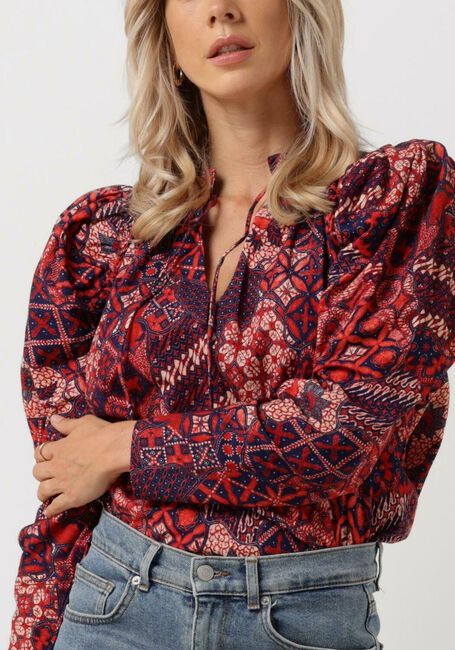 Blauwe NOTRE-V Blouses BLOUSE PRINT NV-ARAH - large