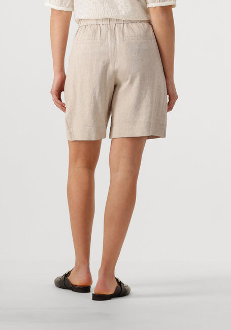 Beige MSCH COPENHAGEN Korte broek MSCHPENNIE GINIA HW SHORTS - large