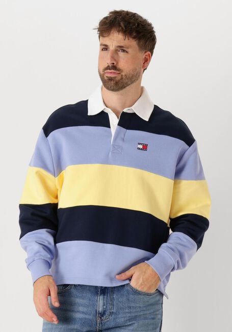 Multi TOMMY JEANS Polo TJM RLX BADGE STRIPE RUGBY - large