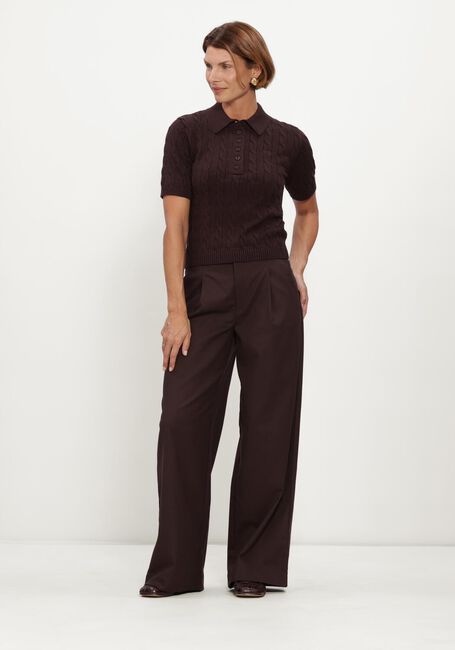 Bruine GESTUZ Pantalon GZPAULA MW WIDE PANTS - large